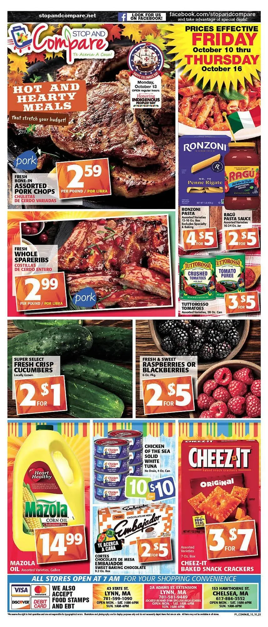 Weekly ad Stop and Compare Markets weekly ad from October 10 to October 16 2025 - Page 1