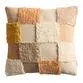 Multicolor Checkered Kilim Indoor Outdoor Throw Pillow