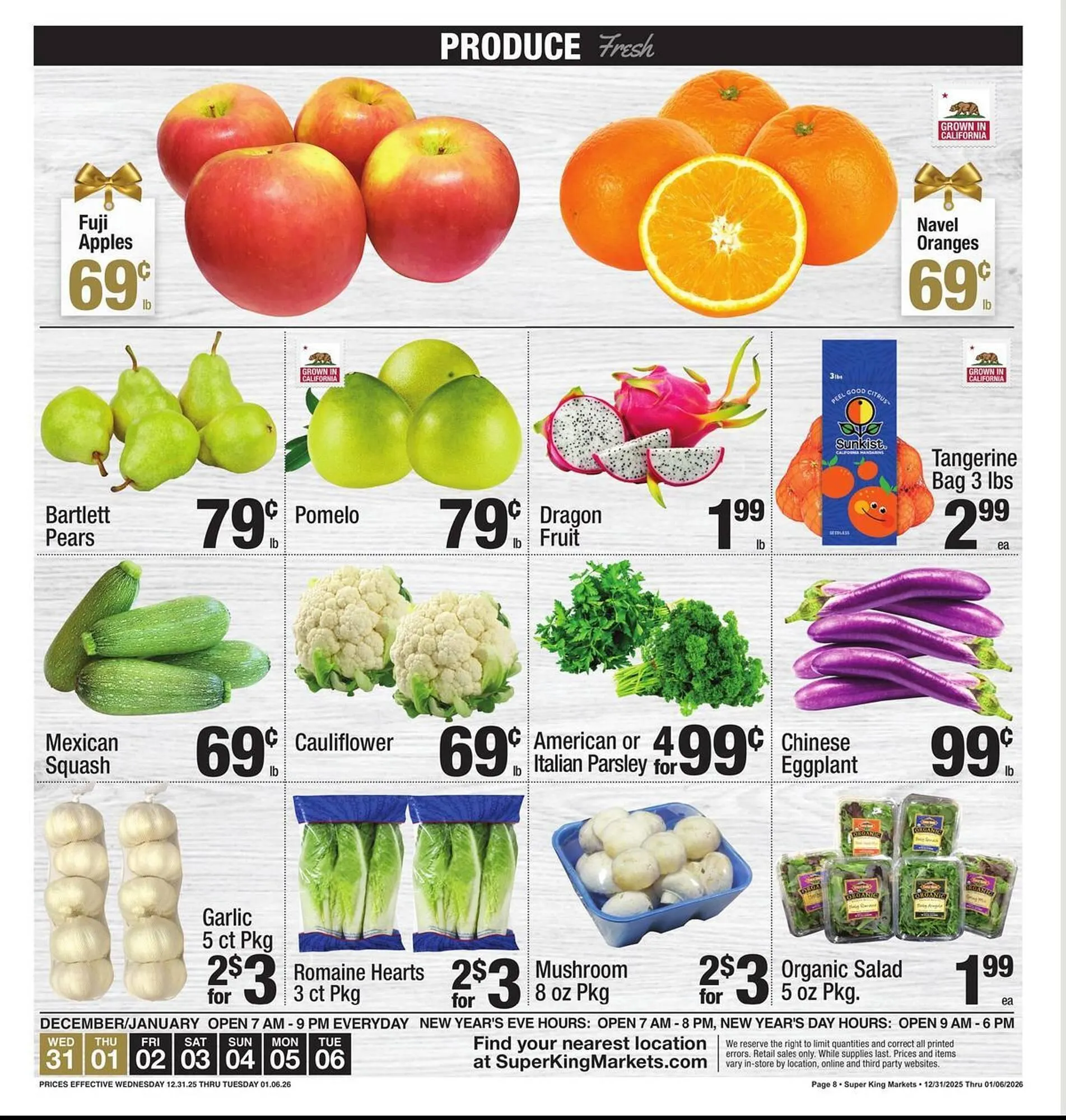Weekly ad Super King Markets weekly ad from December 31 to January 6 2026 - Page 8