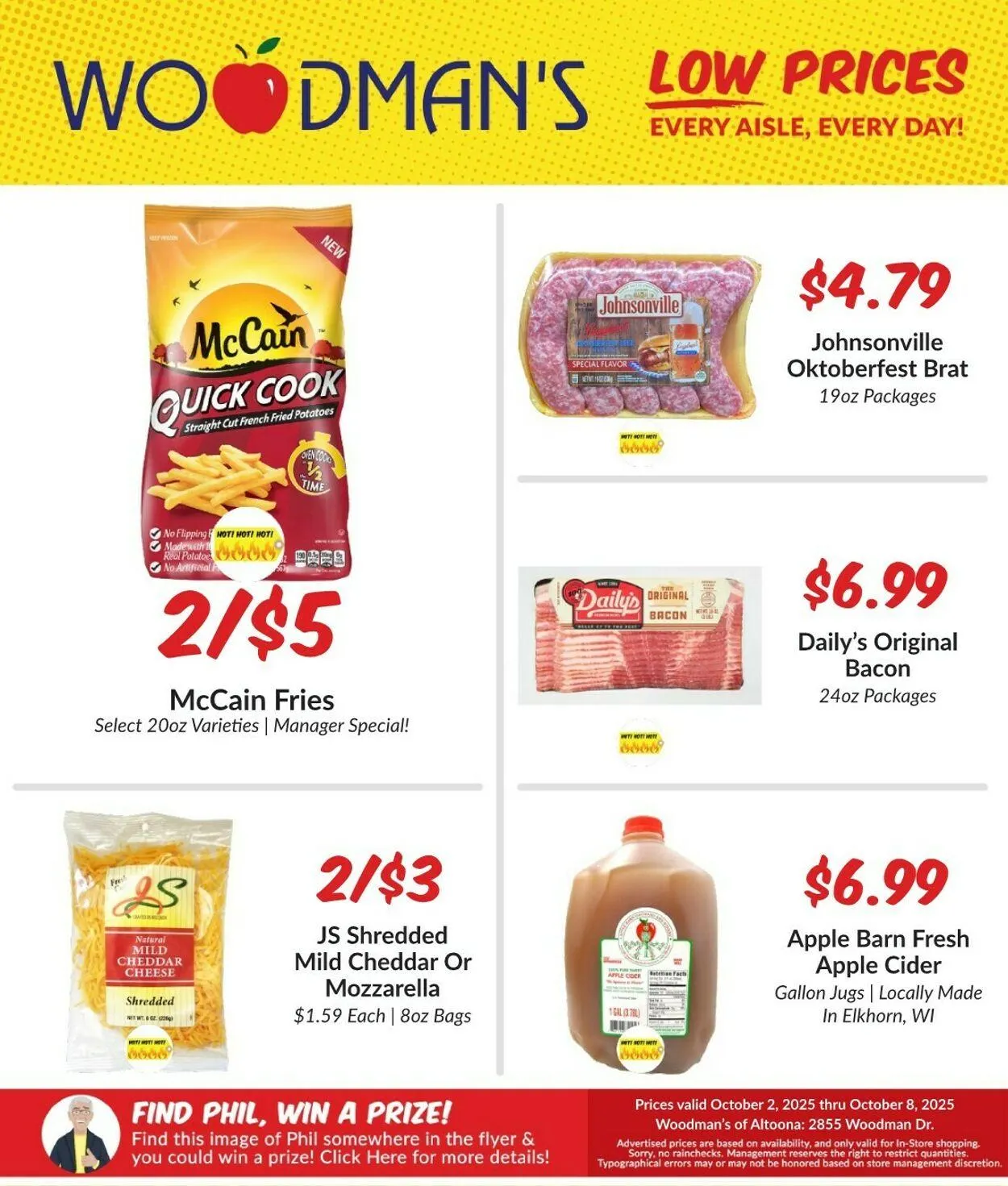 Weekly ad Woodman's Market - ALTOONA, WI from October 2 to October 8 2025 - Page 1