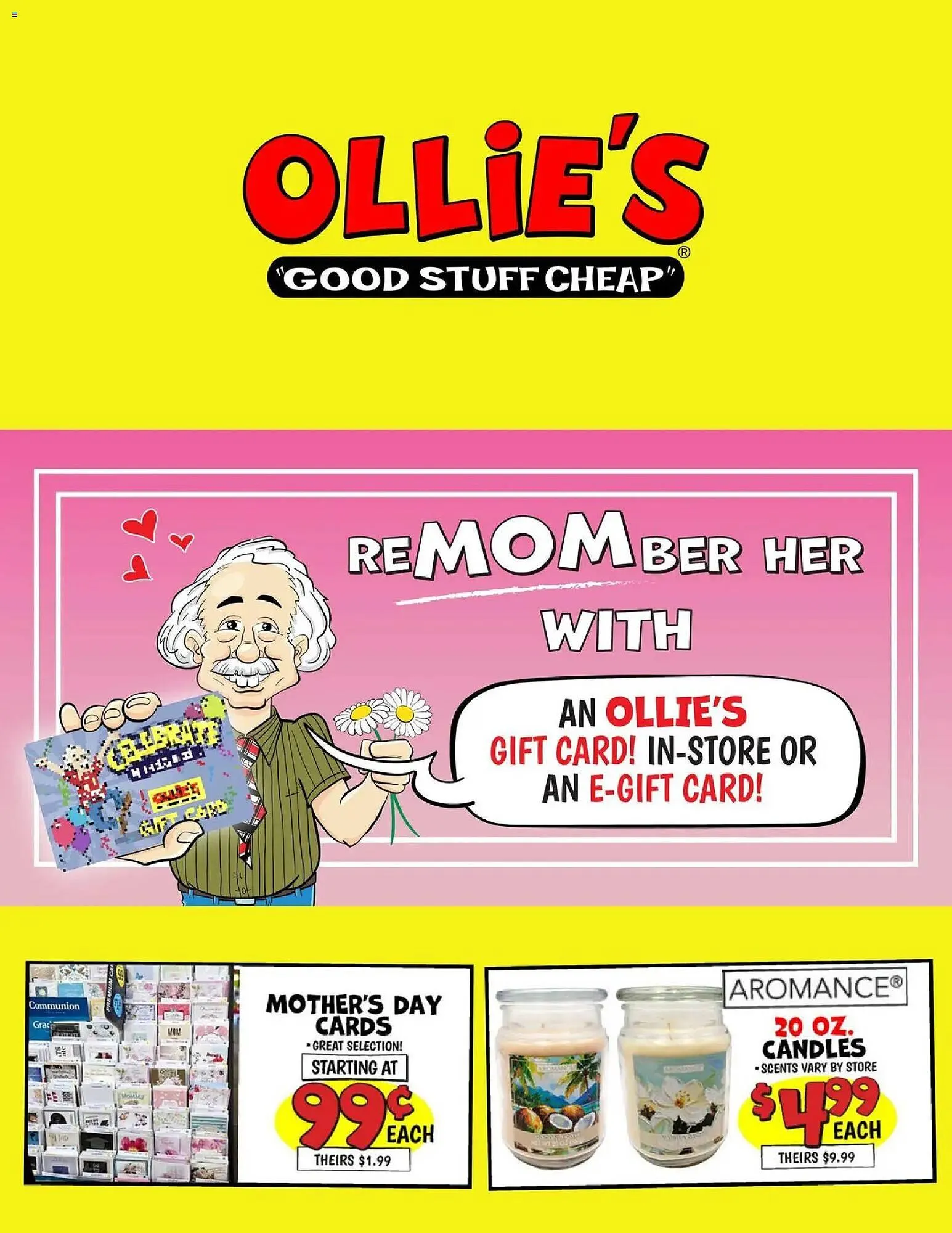 Weekly promotion Ollie's weekly ad spanning from May 1 to May 8 2026 - Page 1 for Catalogue 365