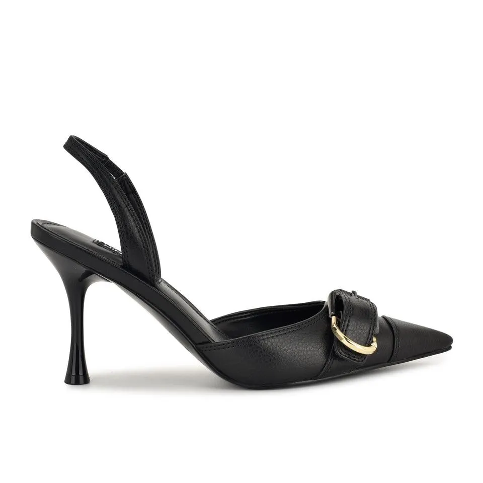 Patsie Buckle Slingback Pumps