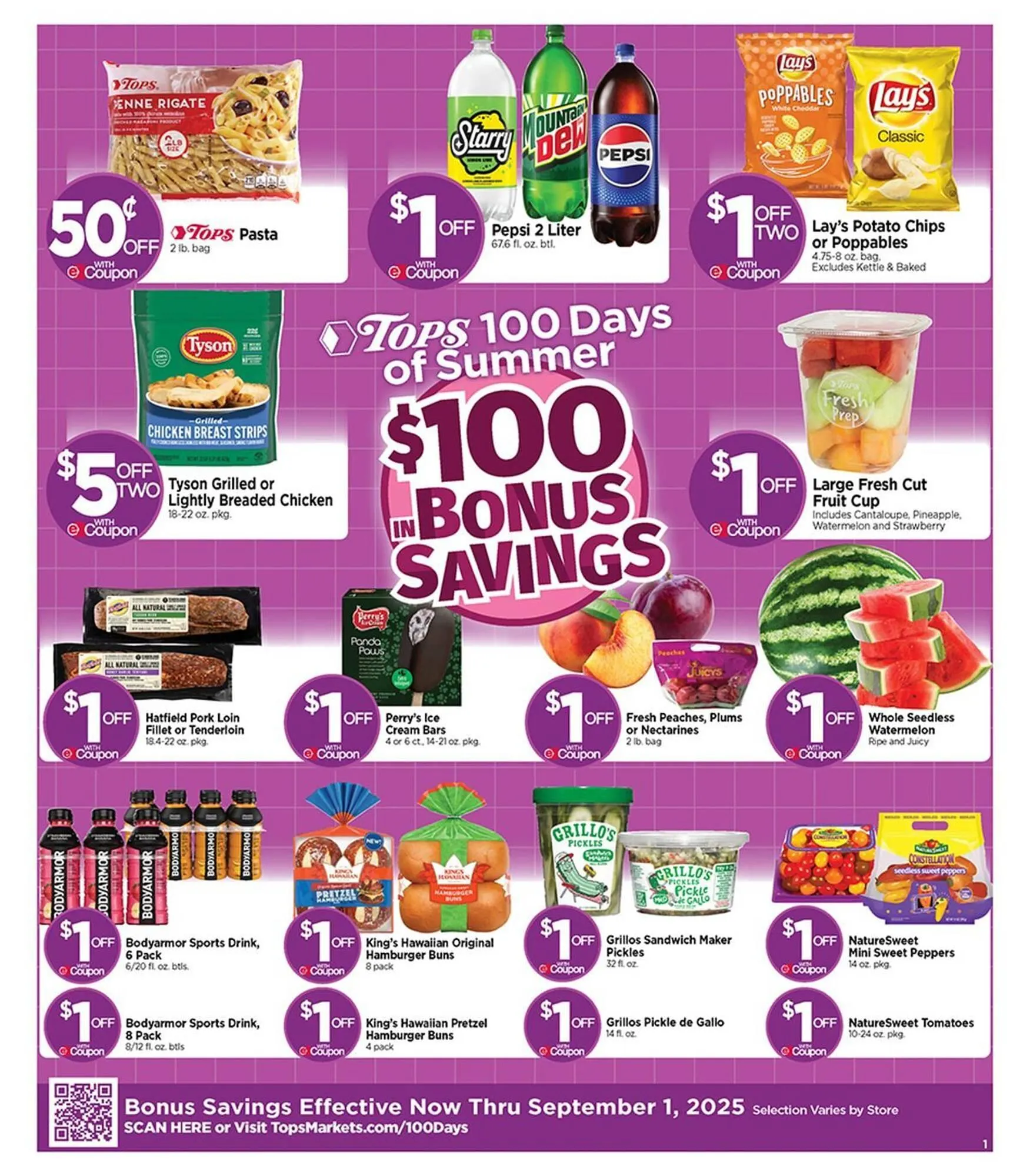 Weekly ad Tops Weekly Ad from July 20 to September 1 2025 - Page 1