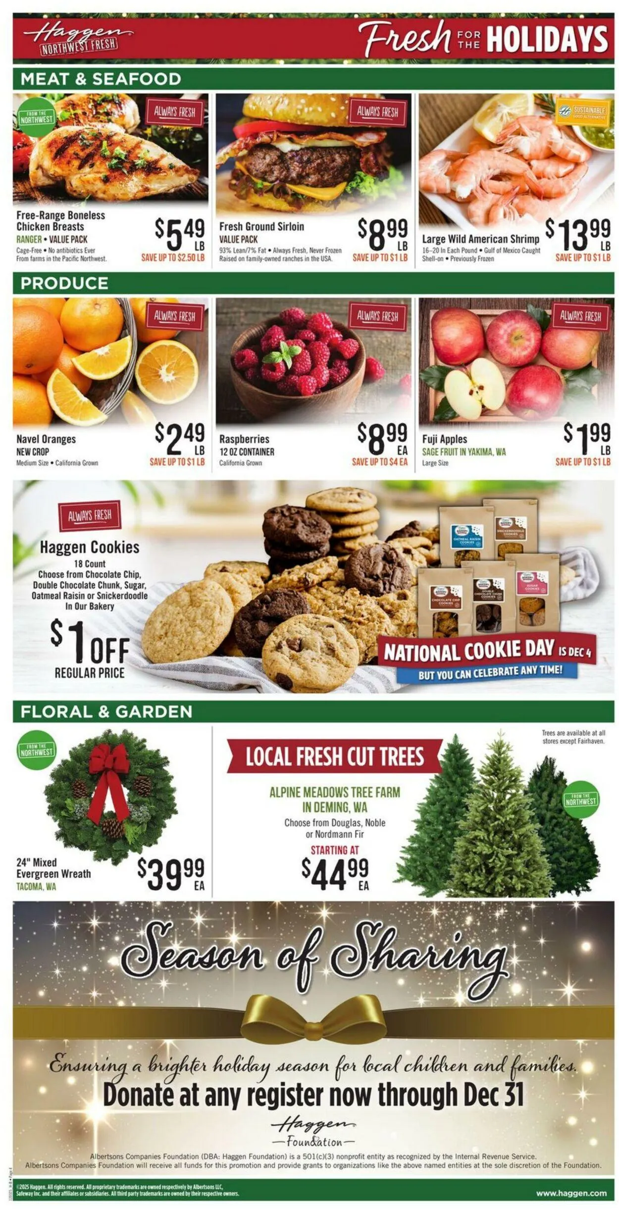 Weekly ad Haggen Current weekly ad from December 3 to December 16 2025 - Page 4