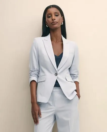 The Essentials Wool Peak Lapel Jacket