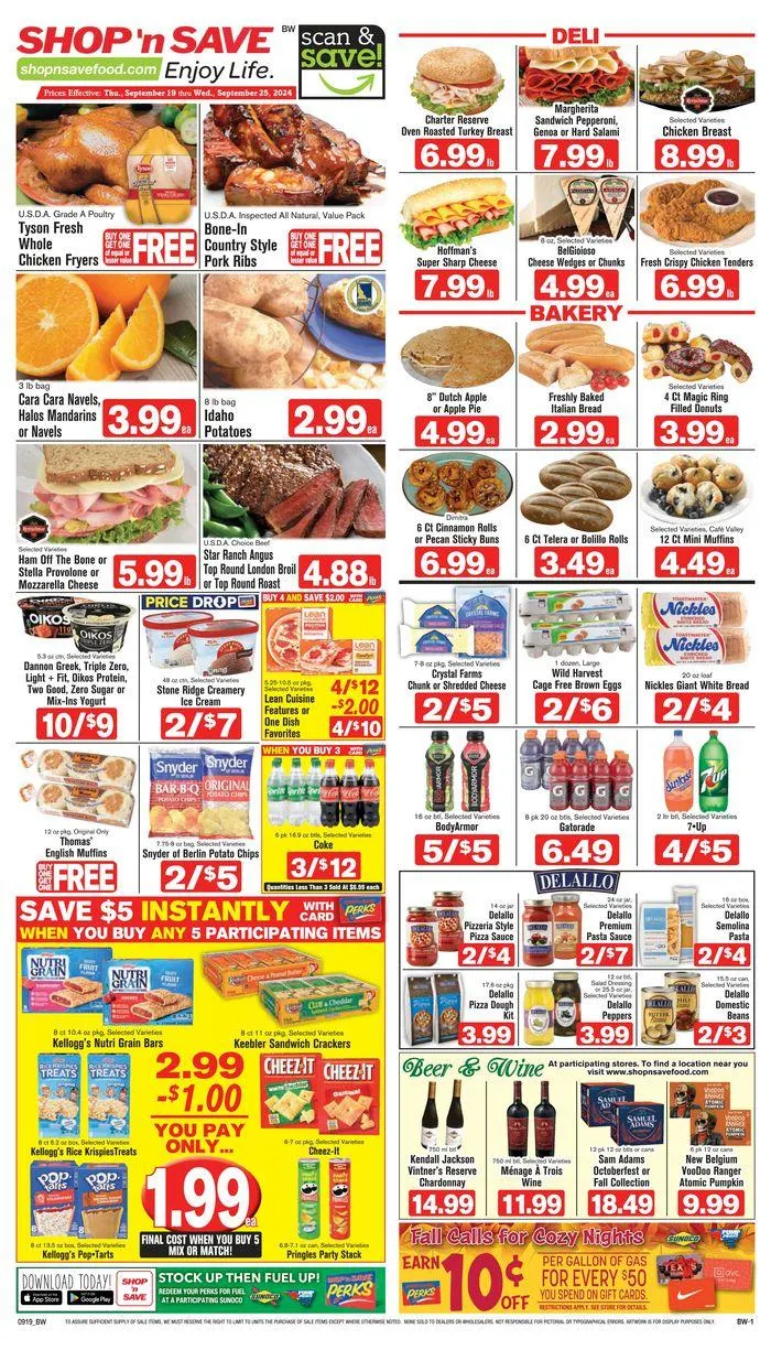 Weekly ad Top deals and discounts from September 23 to October 7 2024 - Page 1