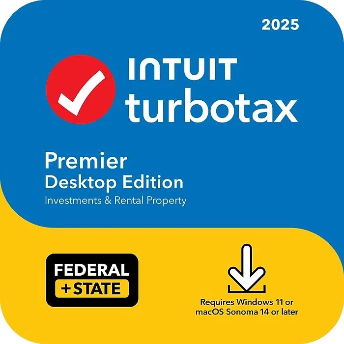 TurboTax Premier Desktop Edition 2025,
