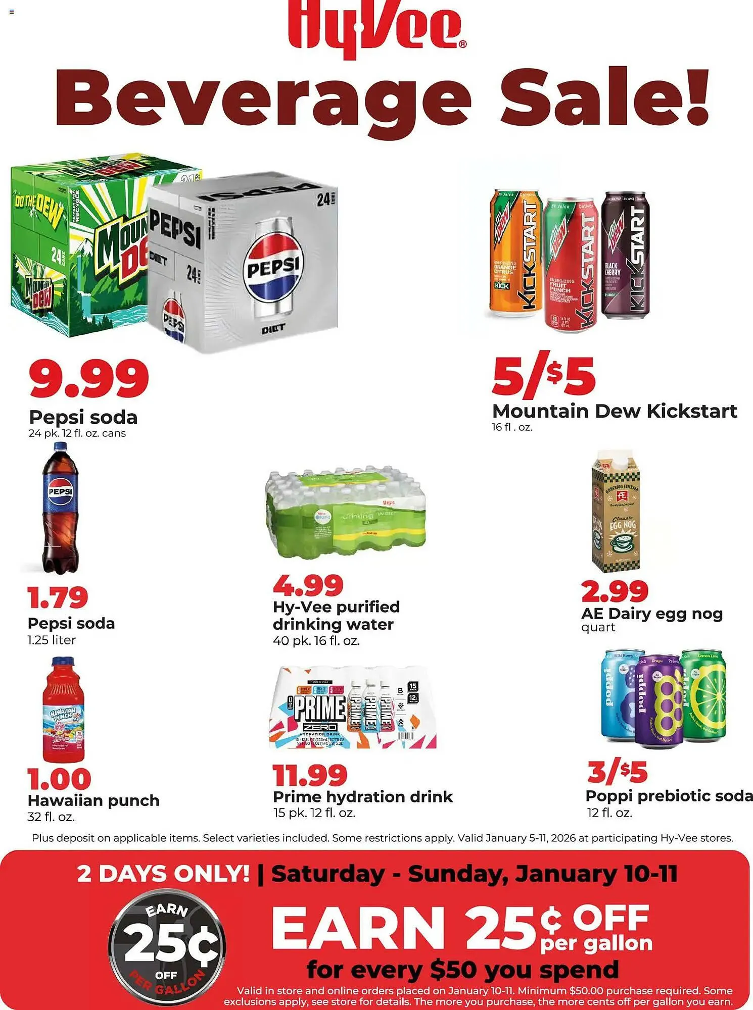 Weekly ad Hy-Vee weekly ad from January 10 to January 11 2026 - Page 1