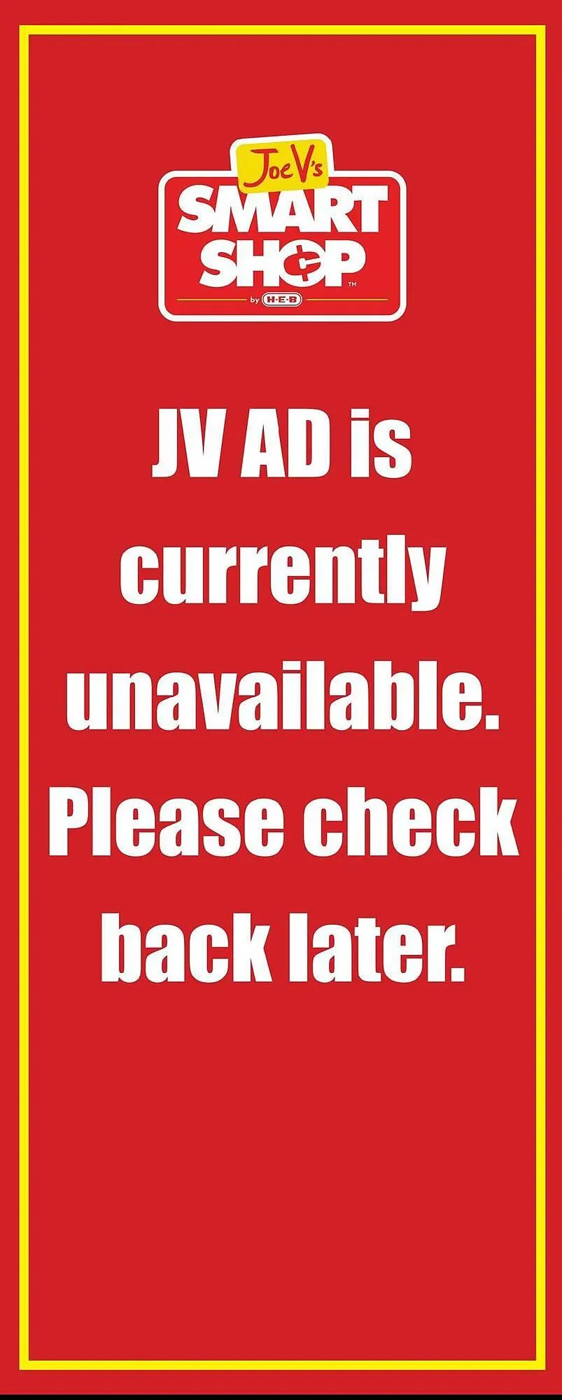 Weekly ad Joe V's Smart Shop weekly ad from December 26 to December 30 2025 - Page 1