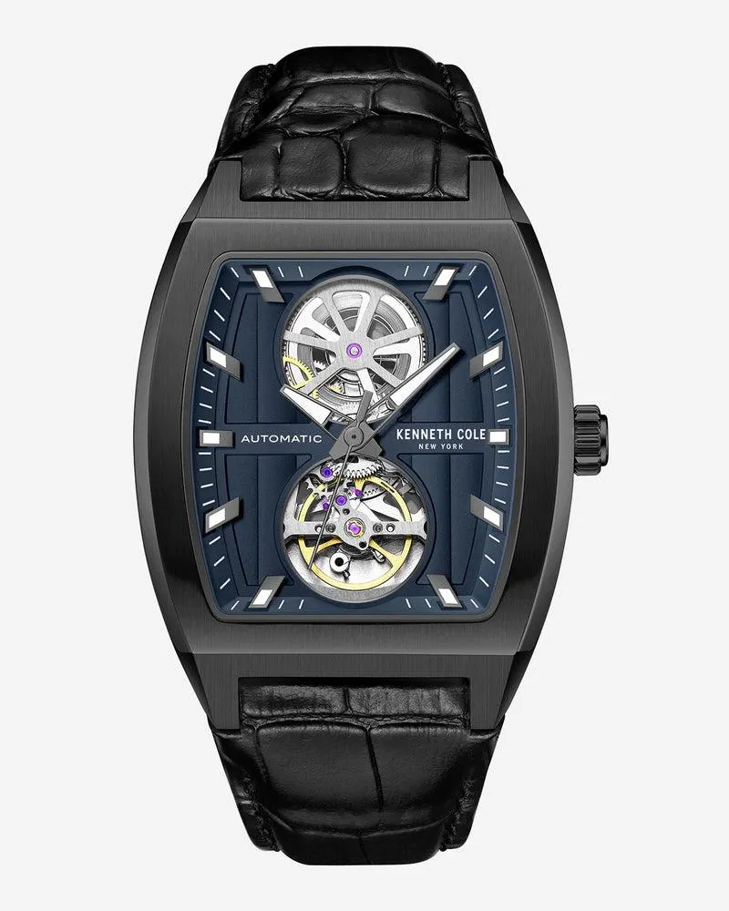 Curved Automatic Strap Watch