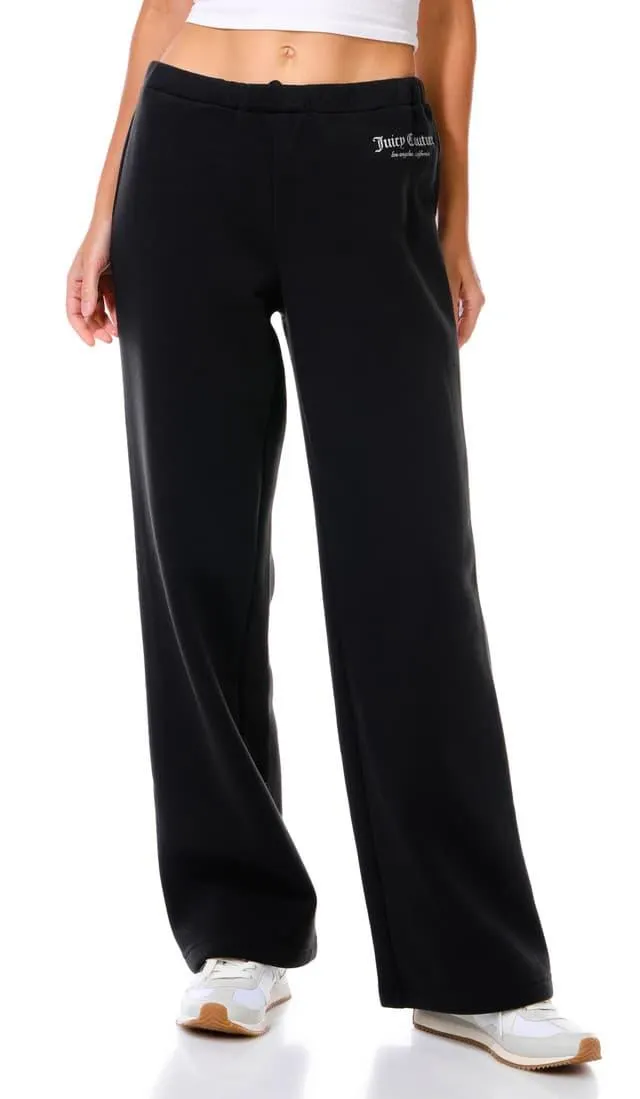 Juicy Couture Juniors Wide Leg Fleece Sweatpants