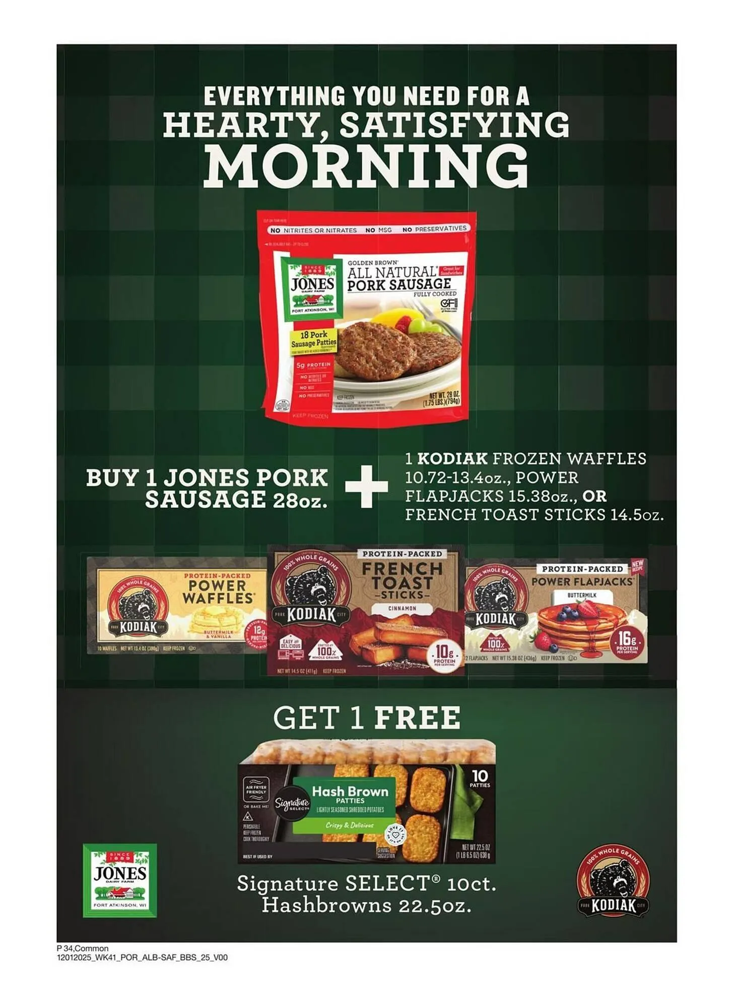 Weekly promotion Albertsons weekly ad spanning from December 1 to January 4 2026 - Page 25 for Catalogue 365