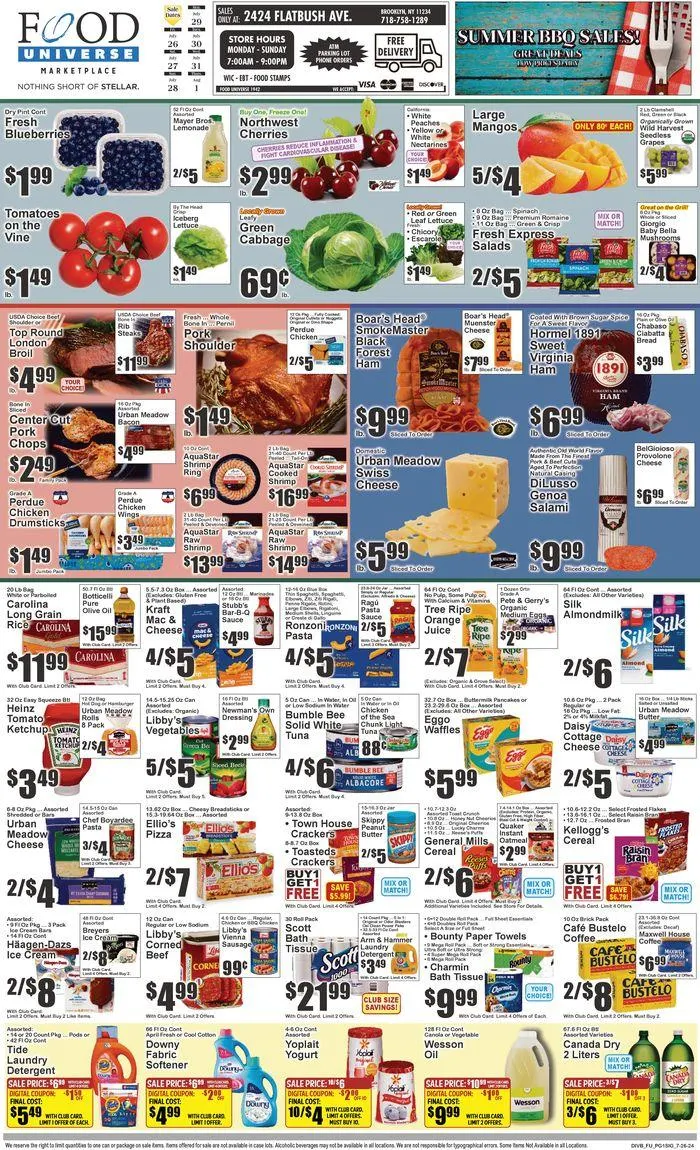 Weekly ad Summer BBQ Sale from July 26 to August 1 2024 - Page 1