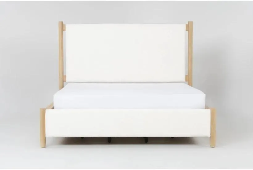 Freya California King Wood & Upholstered Storage Bed