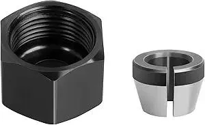 671361001 Collet Nut and 671362001 Collet Cone Sleeve Combo Compatible With Ridgid R2400 R2401 R86044 R860443 Laminate Trimmers Router - 1 pack