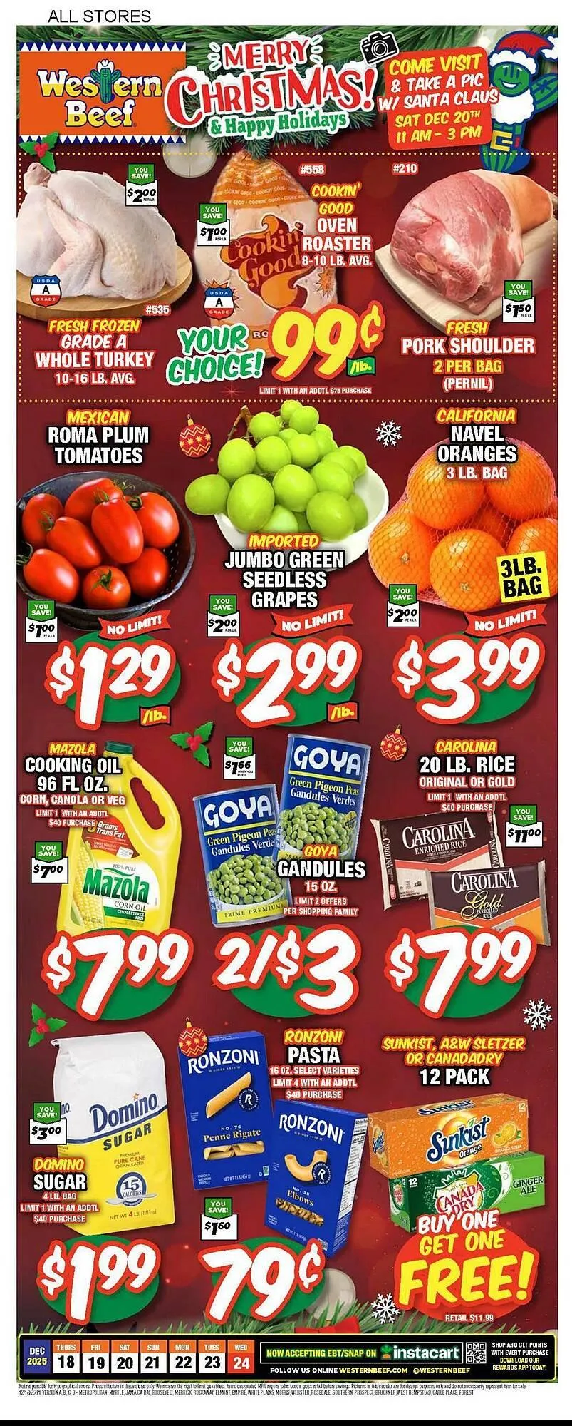 Weekly ad Western Beef circular from December 18 to December 24 2025 - Page 1