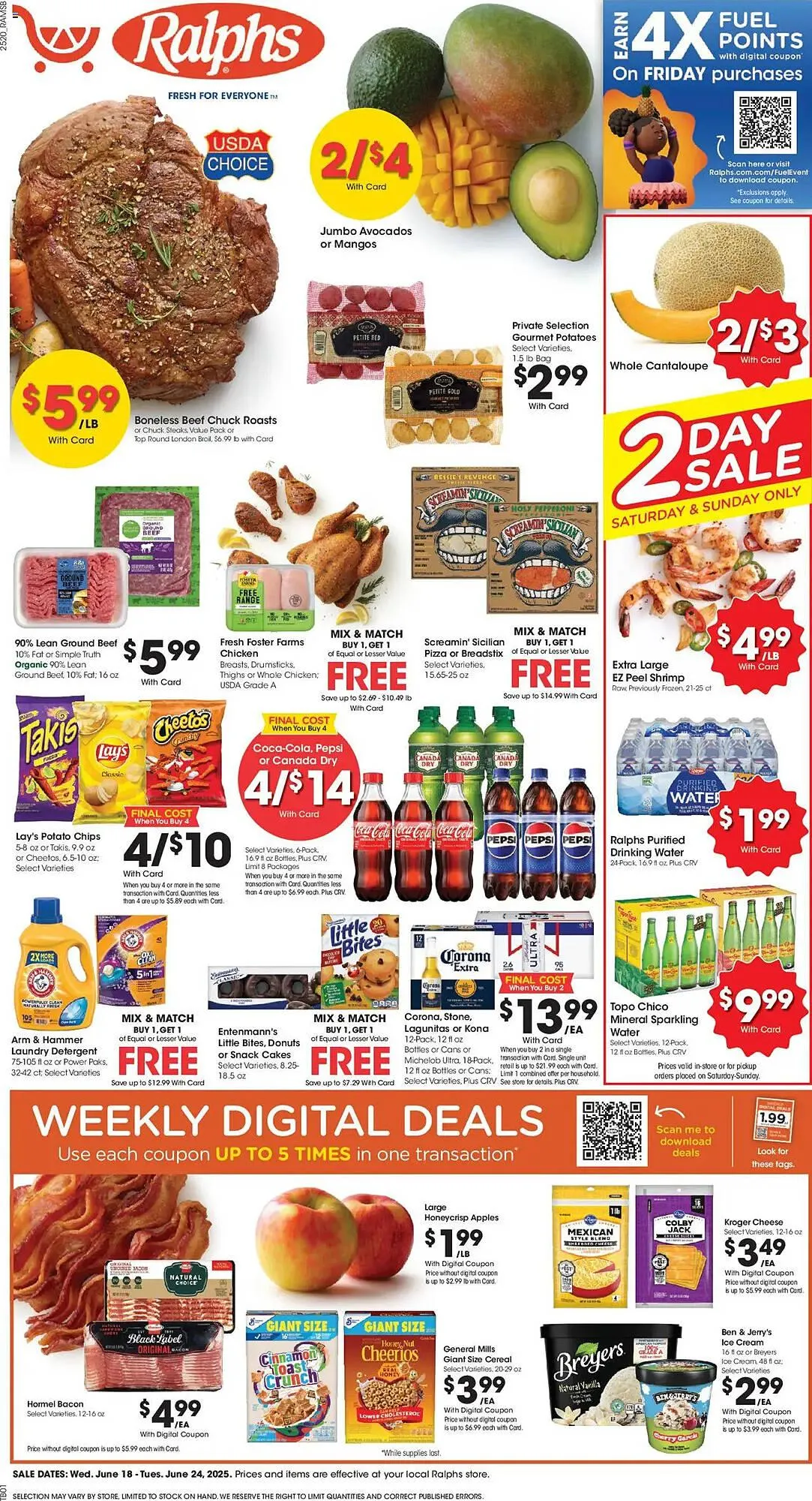 Weekly ad Ralphs Weekly Ad from June 18 to June 24 2025 - Page 1