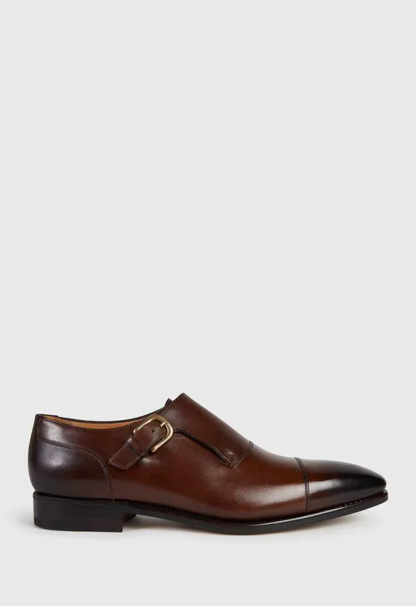 Giordano Leather Monk Strap