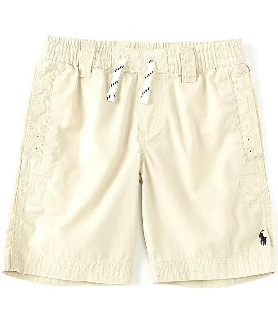 Little Boys Parachute Rugby Twill Shorts