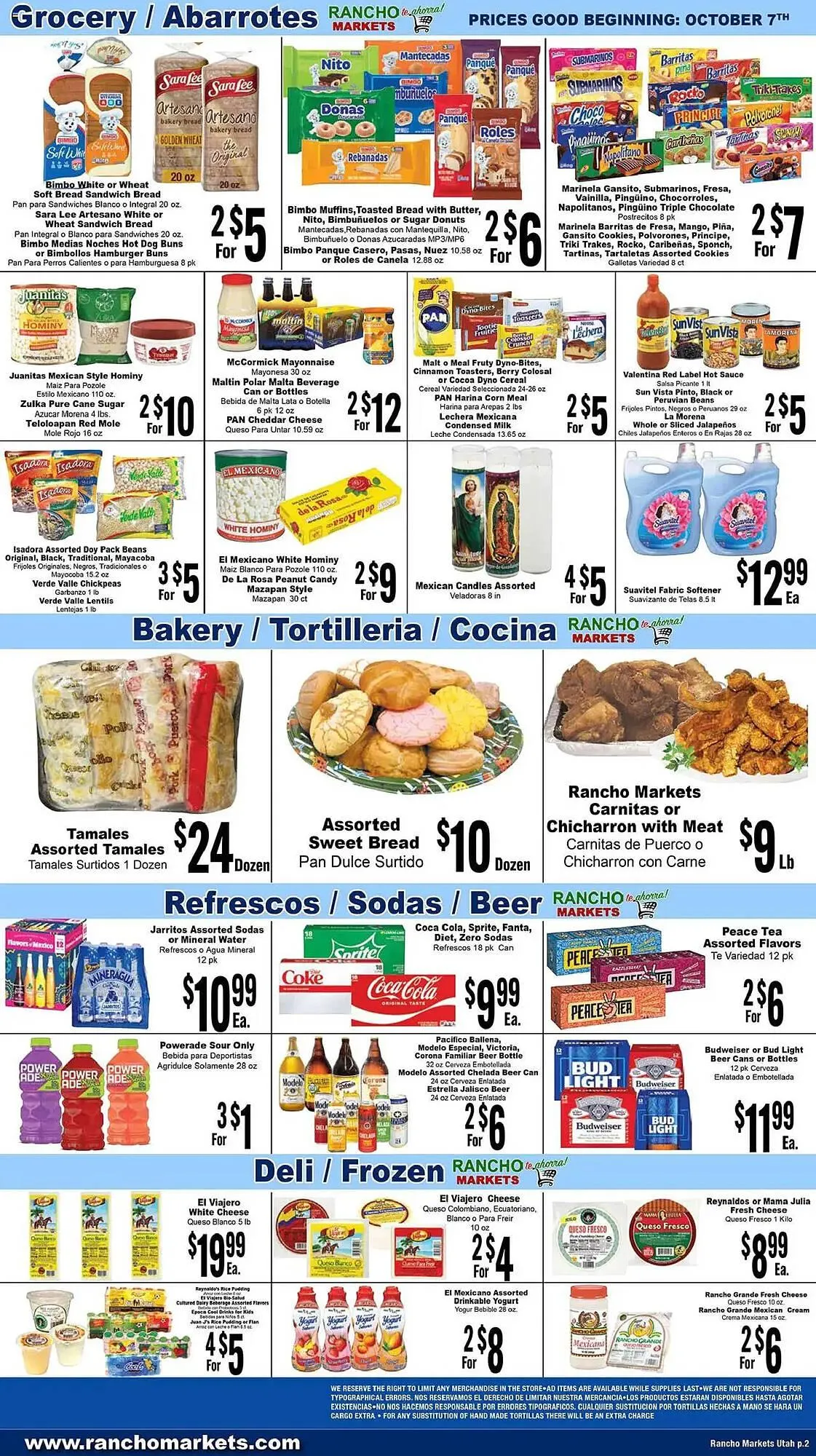 Weekly ad Rancho Markets weekly ad from October 7 to October 14 2025 - Page 2
