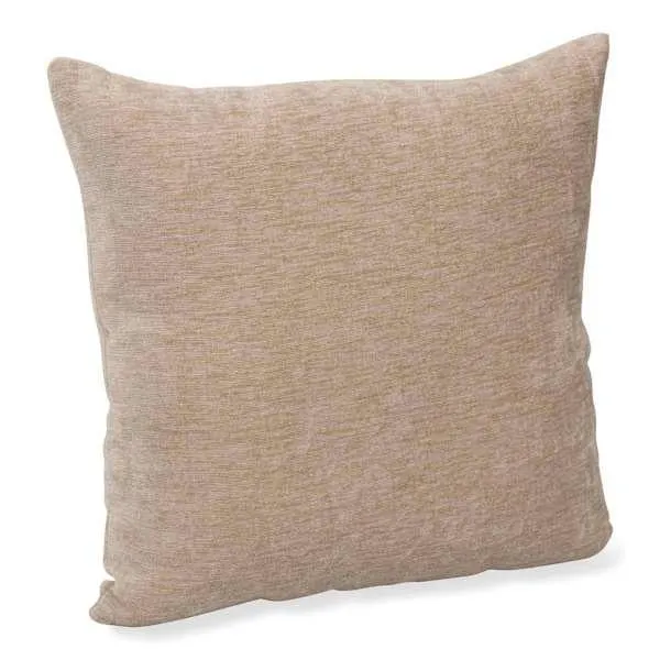 Reese Linen Chenille Throw Pillow, 18"