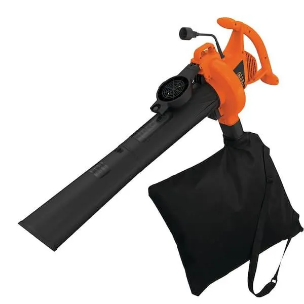 12 AMP 210 MPH 300 CFM Corded Electric 3-in-1 Handheld Leaf Blower, Vacuum & Mulcher
