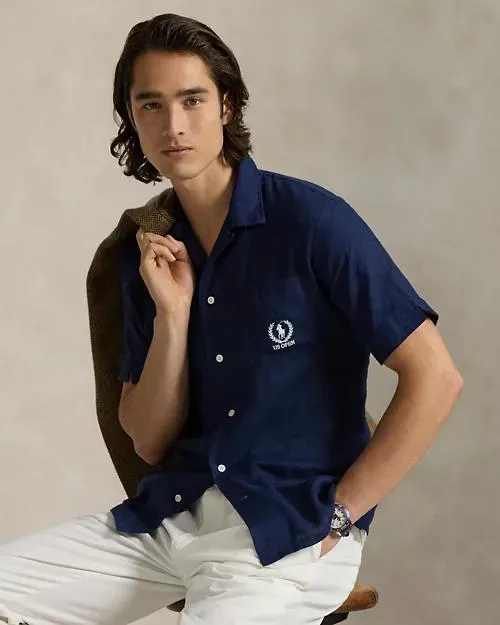 US Open Linen Camp Shirt