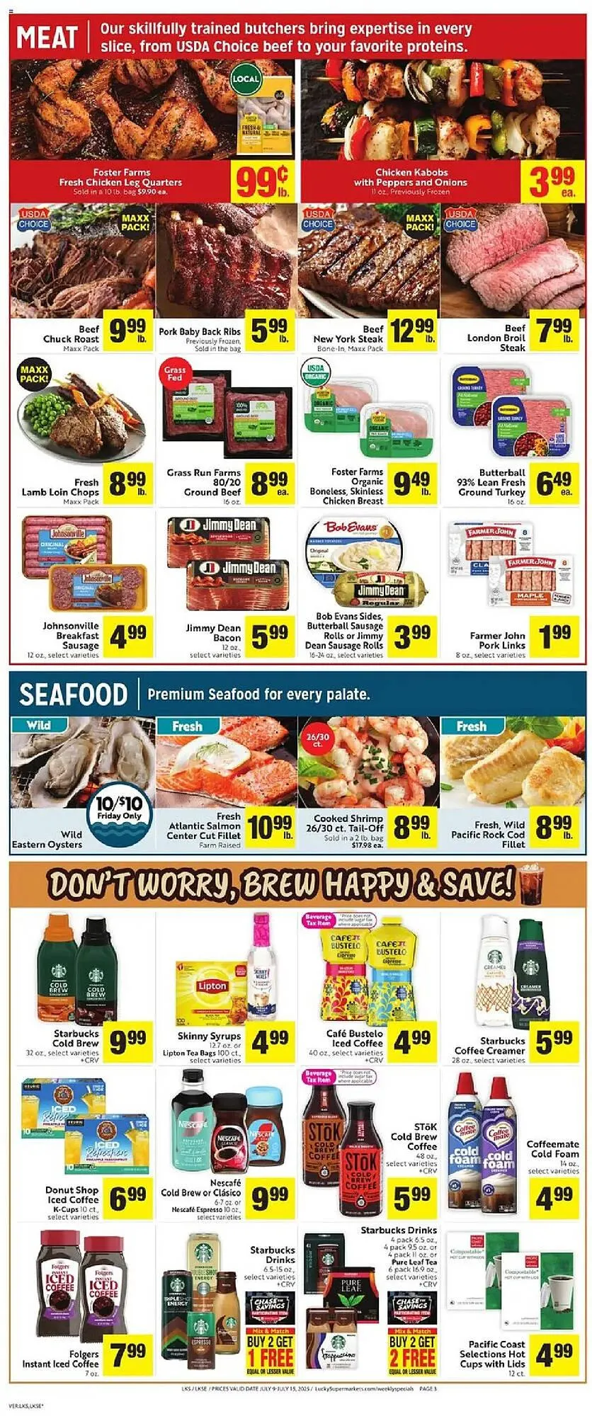 Weekly ad Lucky Supermarkets Weekly Ad from July 9 to July 16 2025 - Page 3