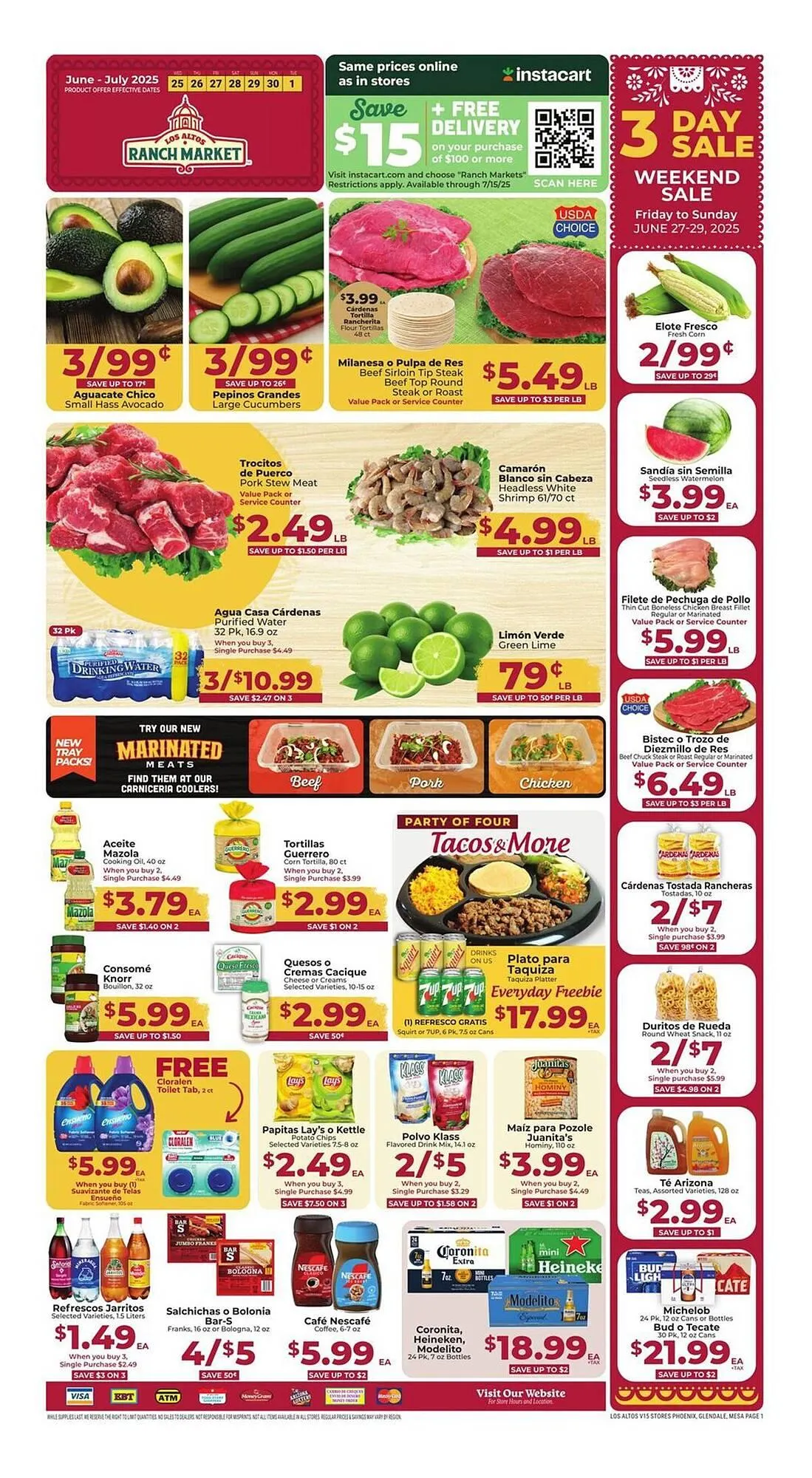 Weekly ad Los Altos Ranch Market Weekly Ad from June 25 to July 1 2025 - Page 1