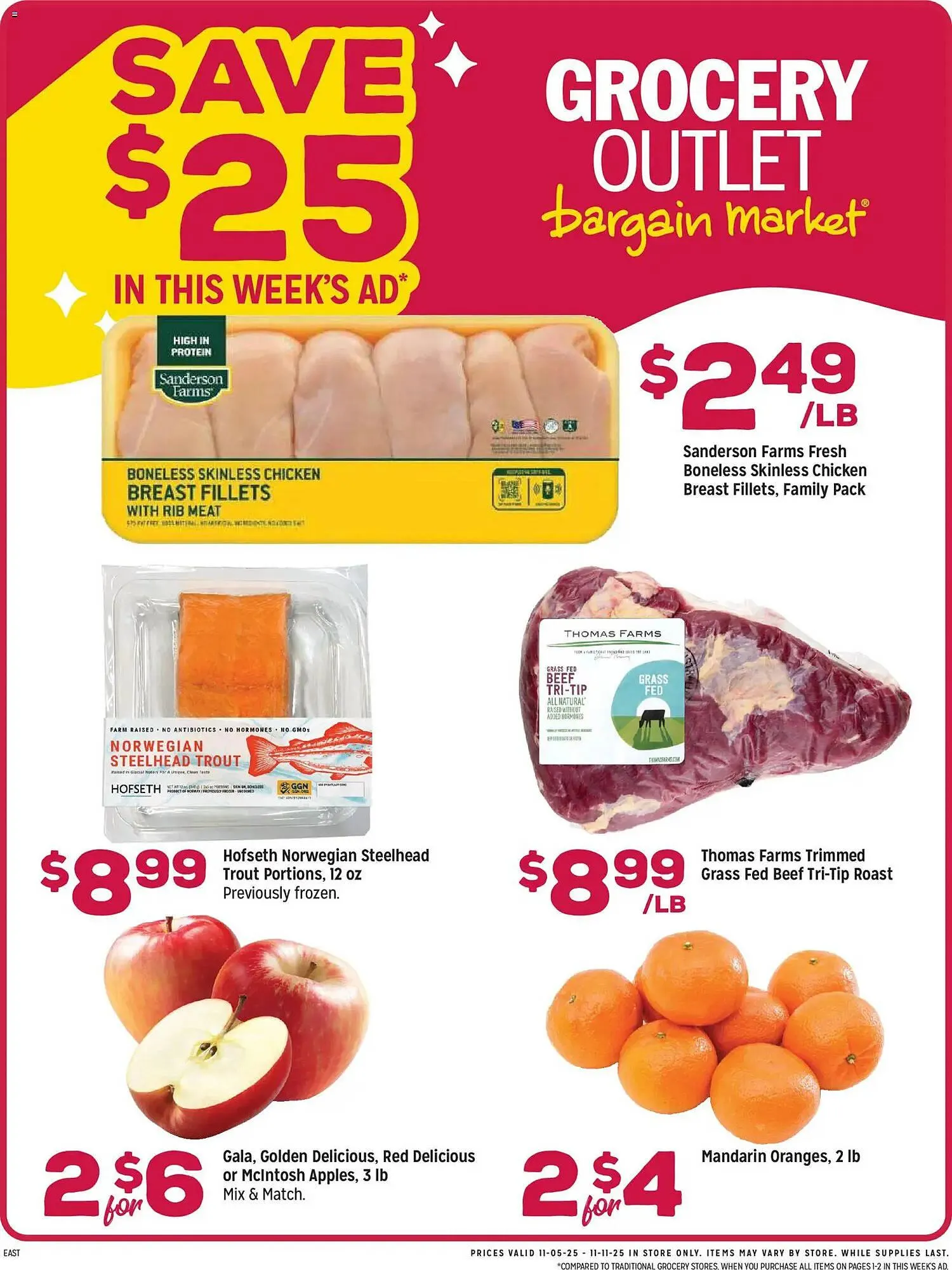 Weekly ad Grocery Outlet weekly ad from November 5 to November 12 2025 - Page 1