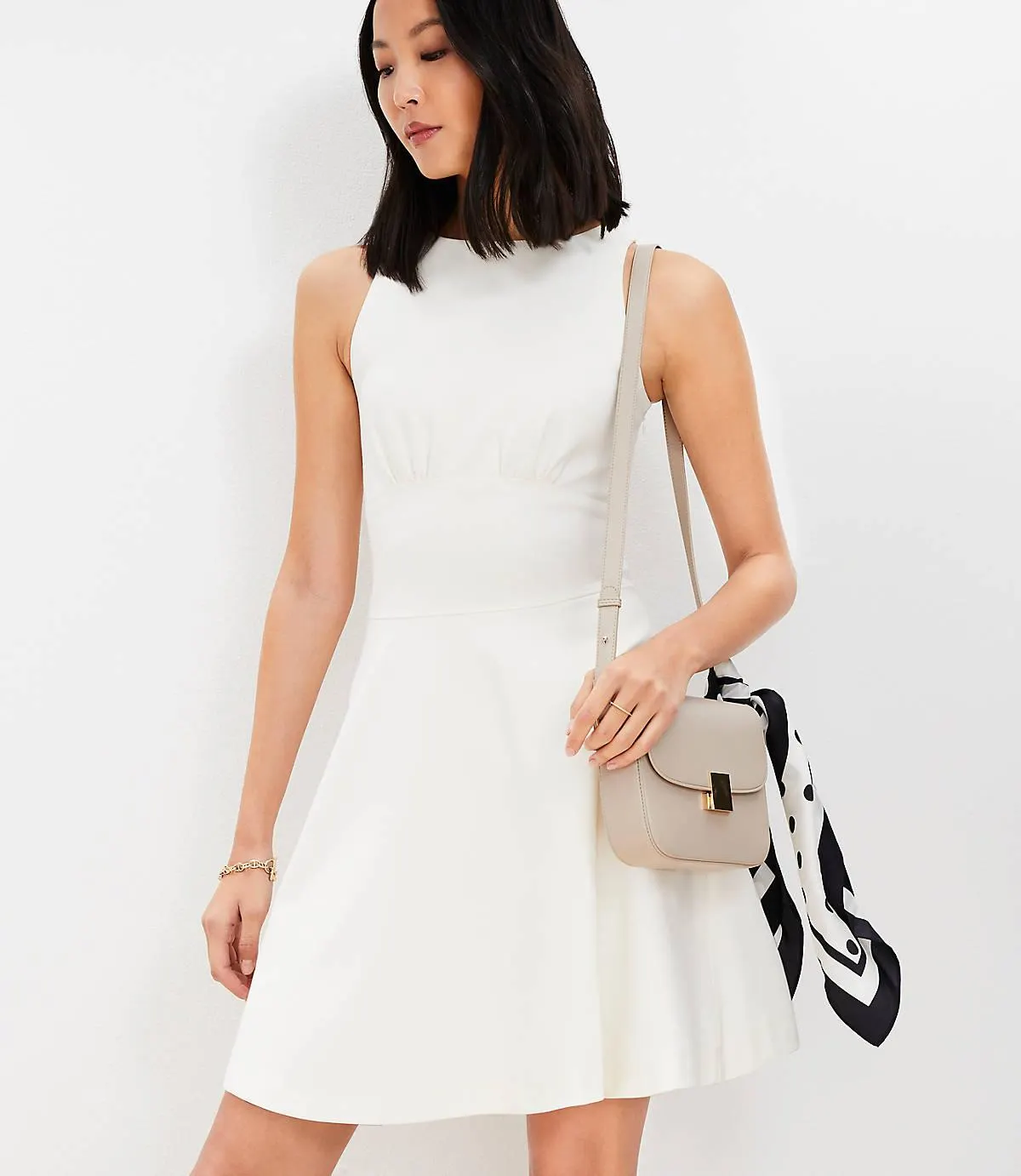 Ponte Mini Flare Dress