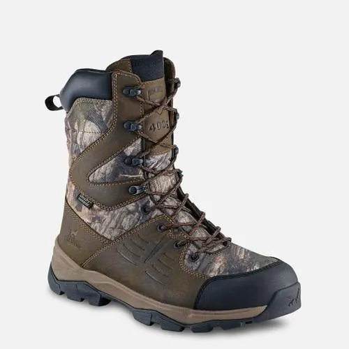 Irish Setter Men's Terrain 10-Inch Waterproof Leather Insulated Mossy Oak Camo Boot
