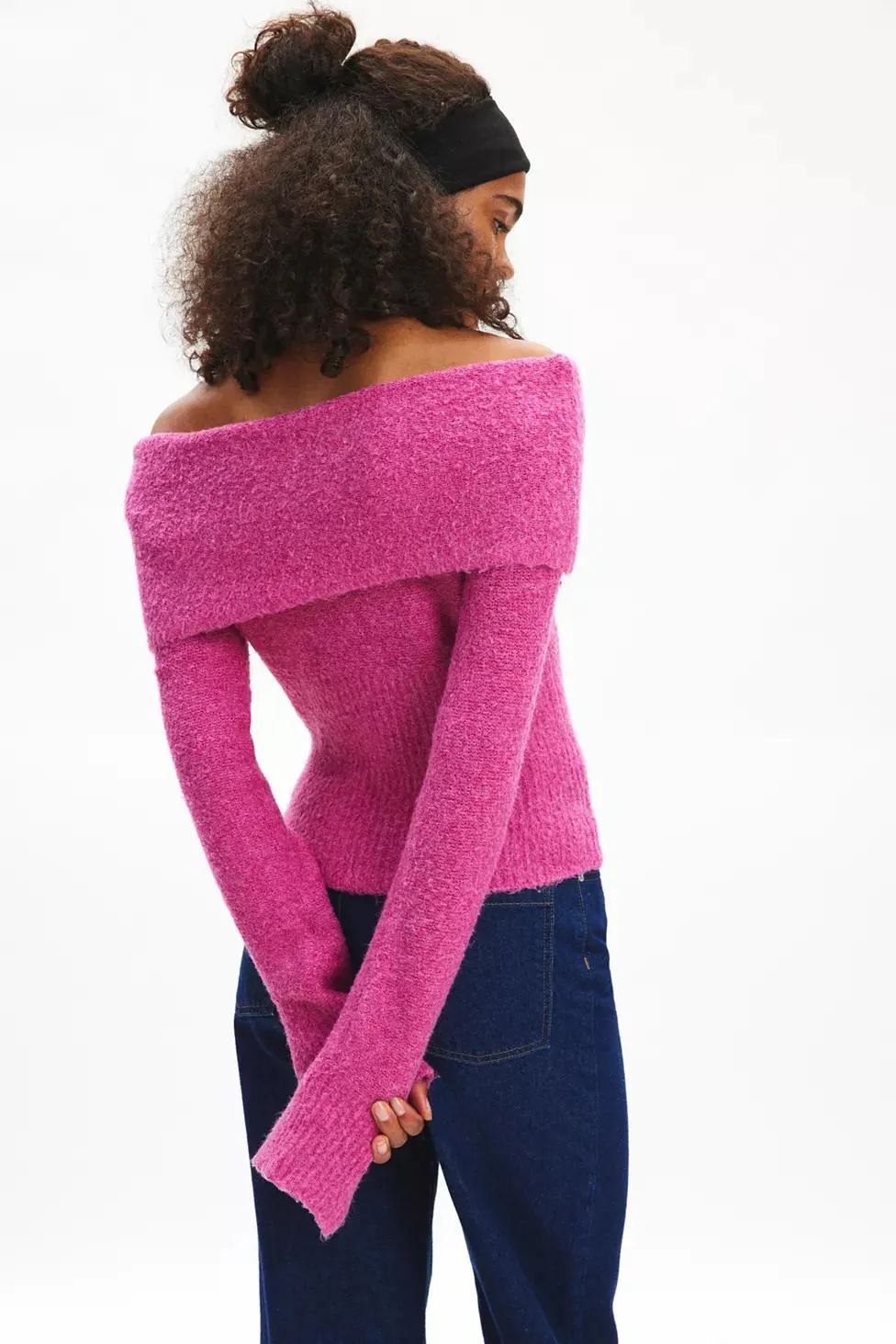 Kimchi Blue Isabel Cozy Off-The-Shoulder Sweater