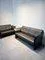 Jori Brown Leather Sofas, Set of 2