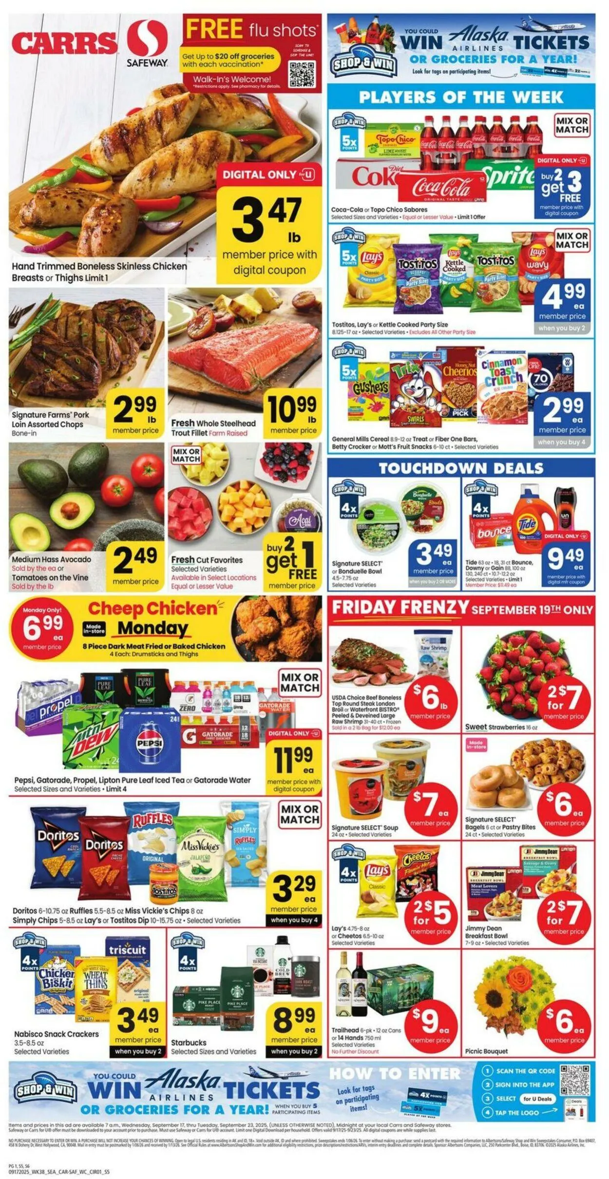 Weekly ad Carrs from September 17 to September 23 2025 - Page 1