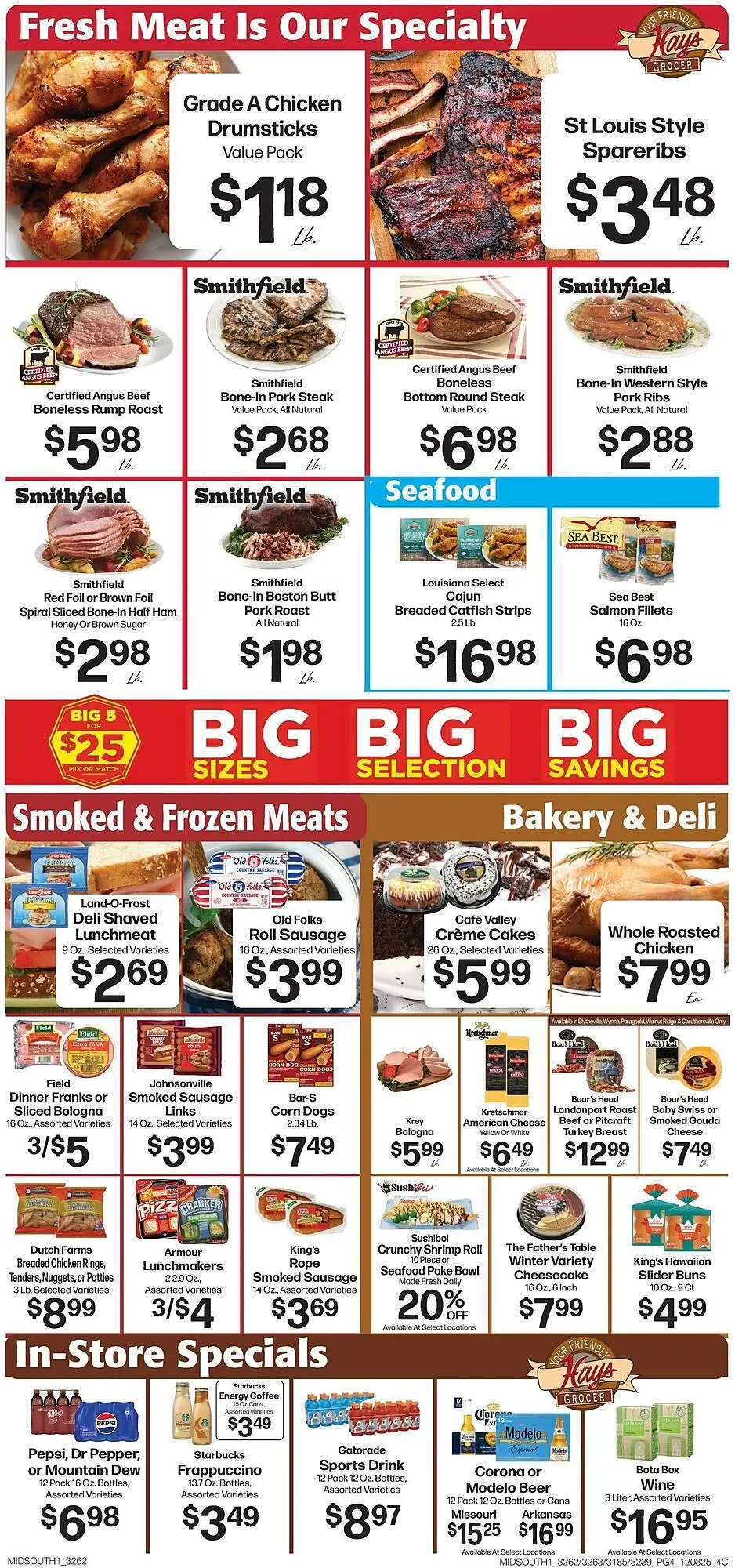 Weekly ad Hays Supermarket weekly ad from December 3 to December 9 2025 - Page 6