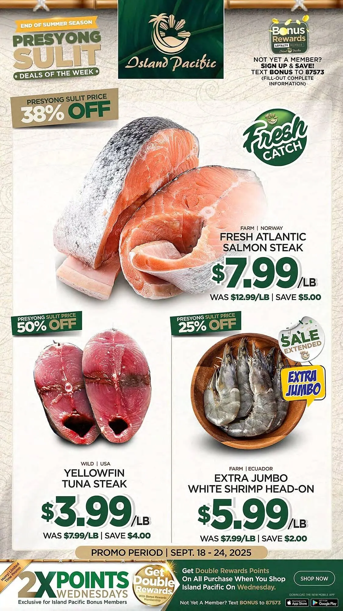 Weekly promotion Island Pacific Market weekly ad spanning from September 18 to September 24 2025 - Page 4 for Catalogue 365