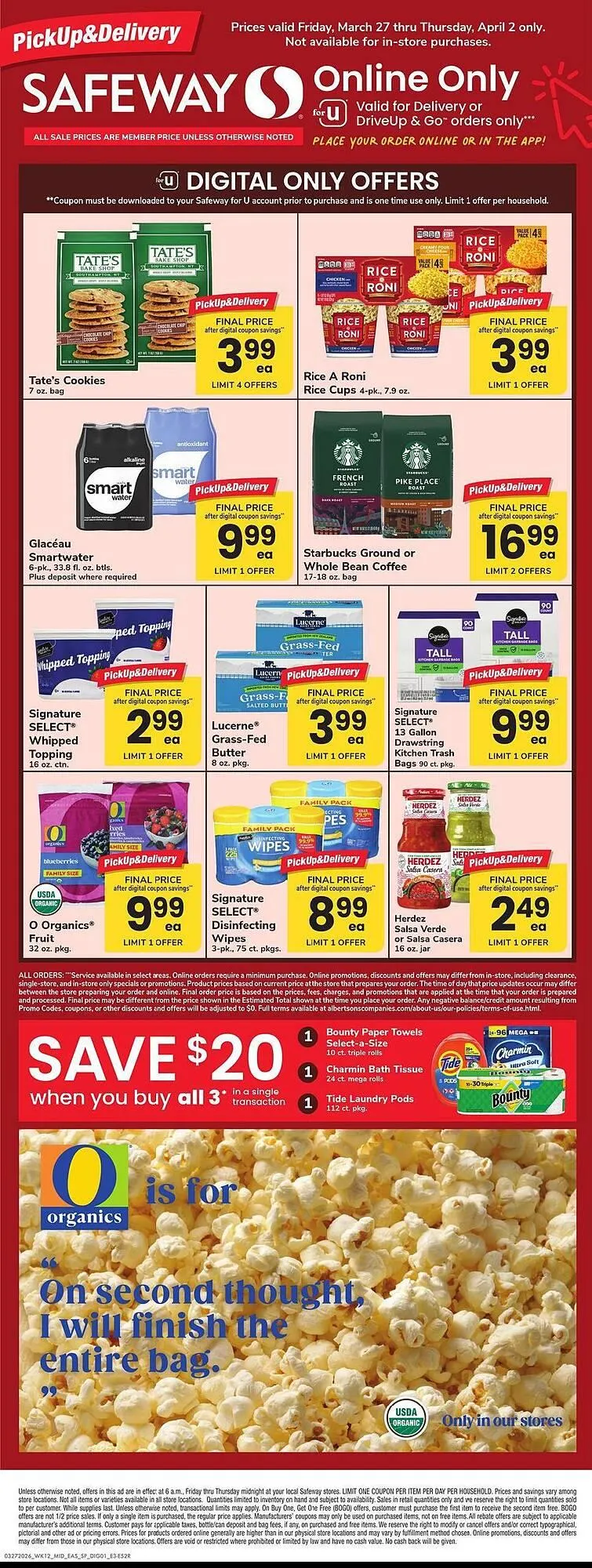 Weekly ad Safeway weekly ad from March 27 to April 2 2026 - Page 1