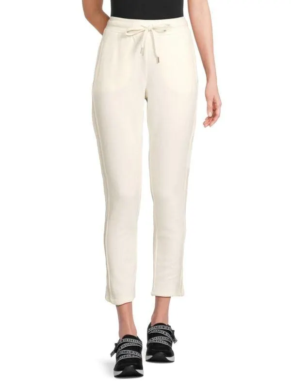 Drawstring Fleece Cropped Pants