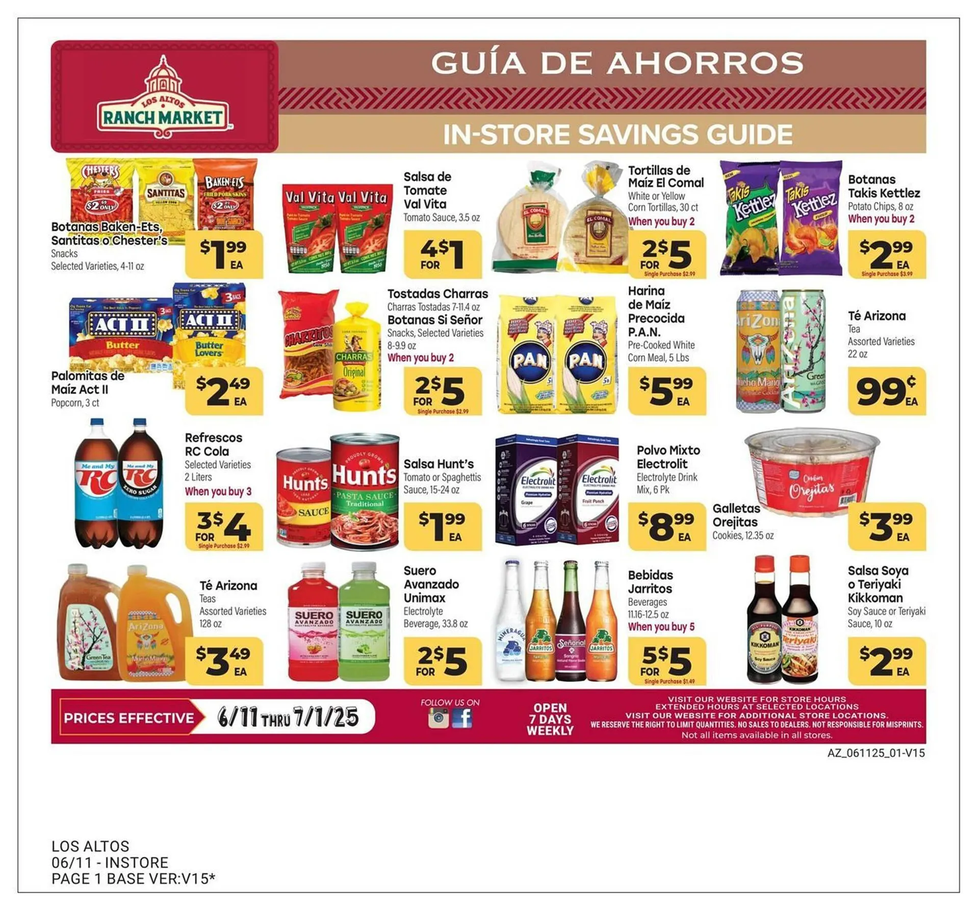 Weekly ad Los Altos Ranch Market Weekly Ad from June 11 to July 1 2025 - Page 1