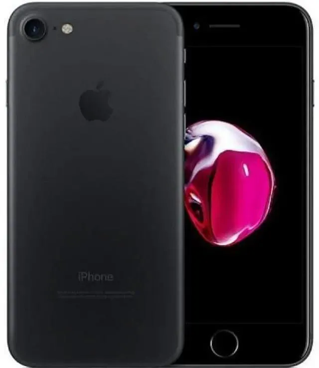 Apple iPhone 7 - 128GB - Black - Fully Unlocked - Good (Grade B)