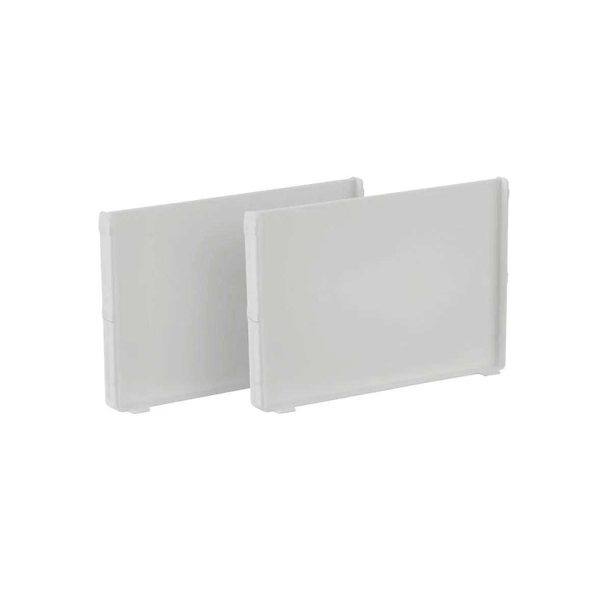 iDESIGN Narrow Manhattan Drawer Divider Grey Pkg/2