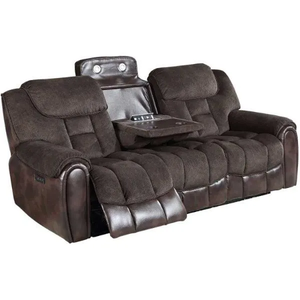 Apollo Dual Power Recline Sofa with Drop Table