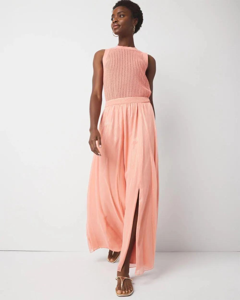 Chiffon A-Line Maxi Skirt