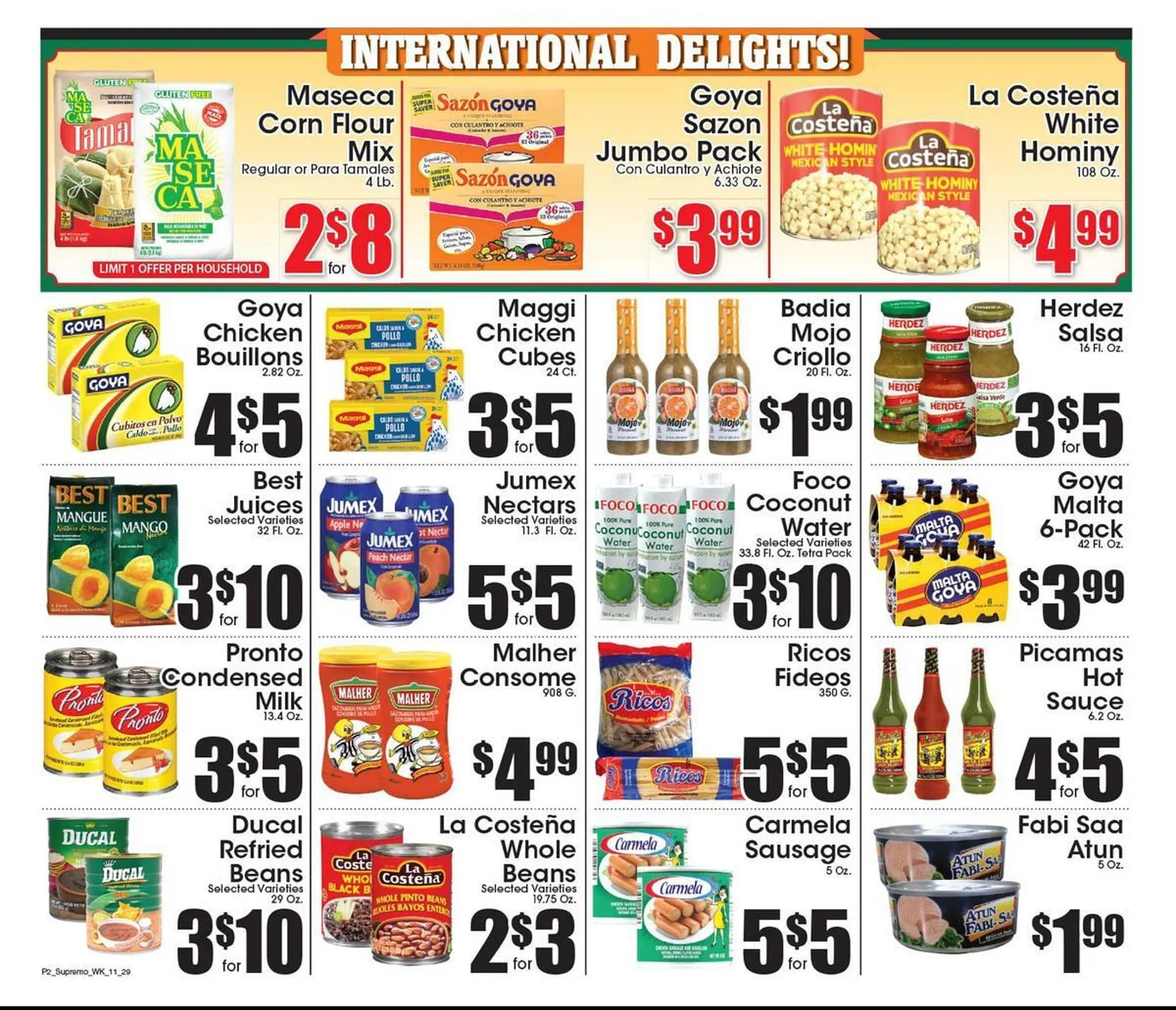 Weekly ad Supremo Foods Inc weekly ad from November 29 to December 5 2025 - Page 2