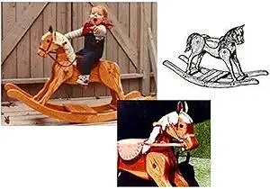Woodcraft Project Paper Plan To Build Merrilegs Rocking Horse - Material Not Included