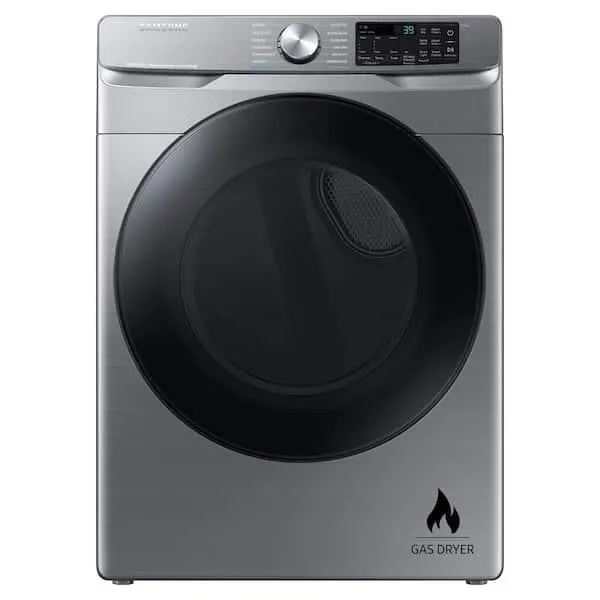 7.5 cu. ft. Smart Gas Dryer with Steam Sanitize+ in Platinum