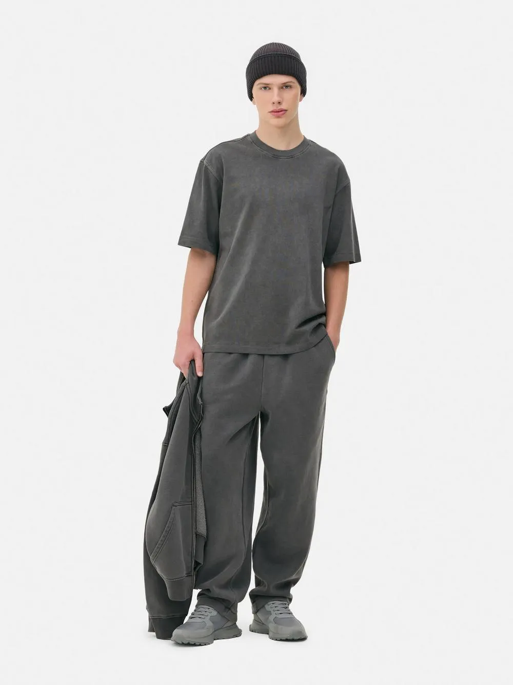 T-shirt efeito lavagem