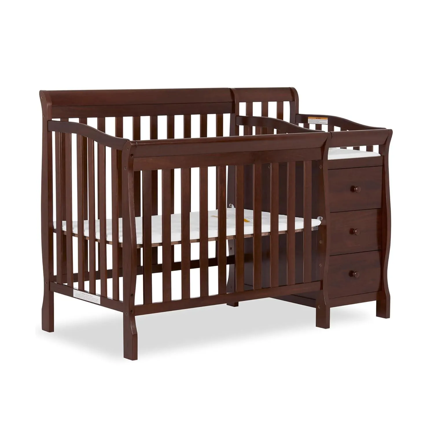 Dream On Me Jayden 4-In-1 Mini Convertible Crib & Changer