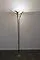 Large French Art Deco Style Frosted Glass Floor Lamp by Montauban, 1980s